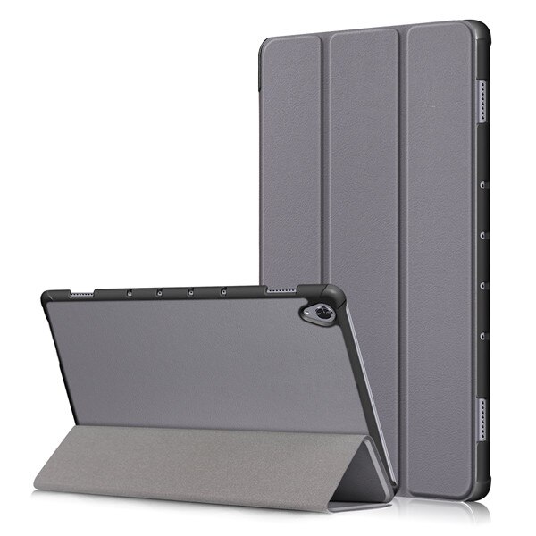GLIGLE Magnet leather Case Cover for Huawei MediaPad M6 10.8 tablet shell +Screen film+touch pen: Grey