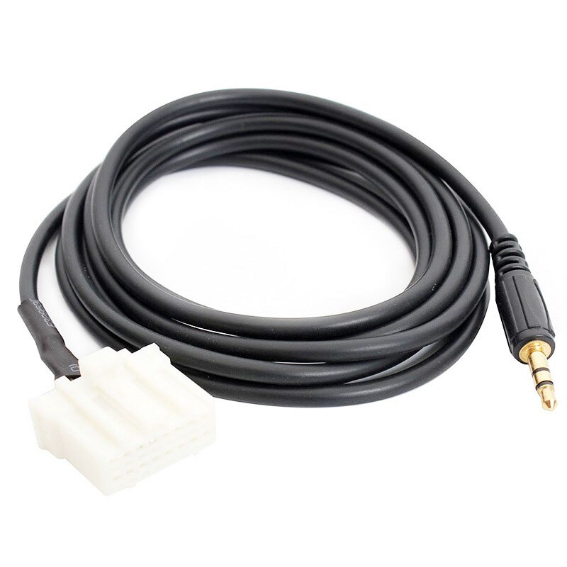 3.5Mm Audio Adapter Aux Aux Kabel Pak Voor Mazda 2 2006 + 3 2006 + 6 2006 + Draagbare duurzame Kabel Fit Auto Accessoire