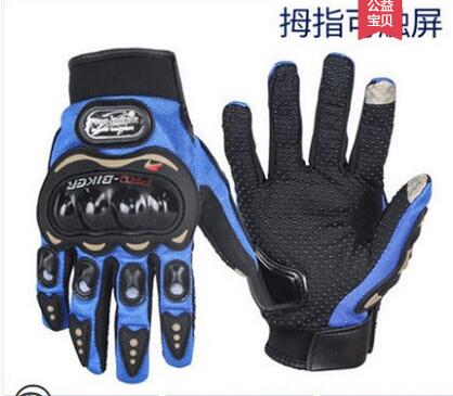 Motorrad reiten handschuhe Anti-Unterhose und Anti-herbst Rennen ritter handschuhe reiten handschuhe sind ausgestattet mit berühren-bildschirm sicherheit handschuhe