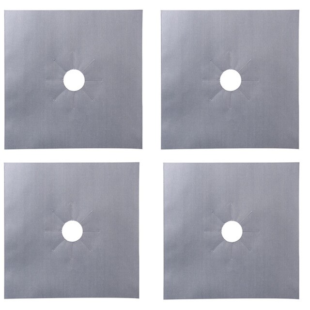 Protection pour Cuisinière à Gaz, Accessoire pour la Cuisine, Protège votre Appareil, Petit Tapis Mat, Laisse vos Feux Propres, Lot de 1, 2, 4 Pièces: CF101-8