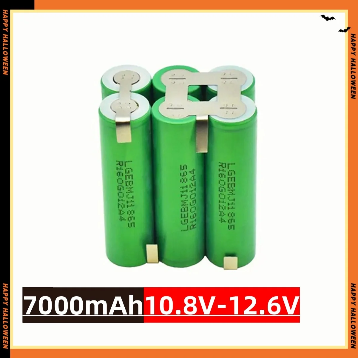 18650MJ1 Li-ion battery 2s1p 1s3p 3s2p 4s2p 5s2p 18650 power pack 3500 MAh 18 V screwdriver 18650 recharable battery: Red