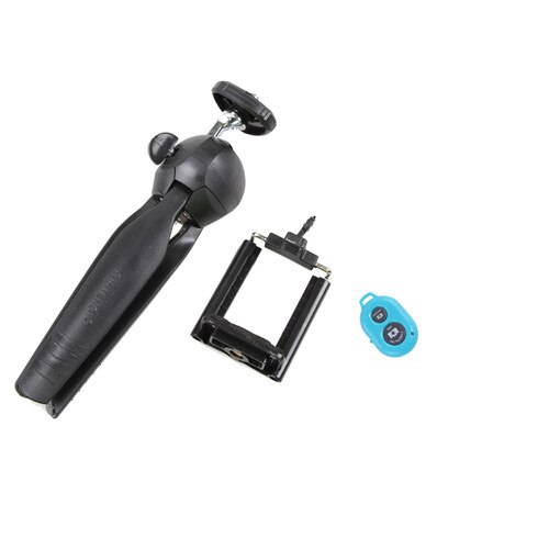 YT-228 YUNTENG 228 Mini Tripod+Phone Holder Clip Desktop Tripod For SLR/Digital Camera with remote control: YT-228