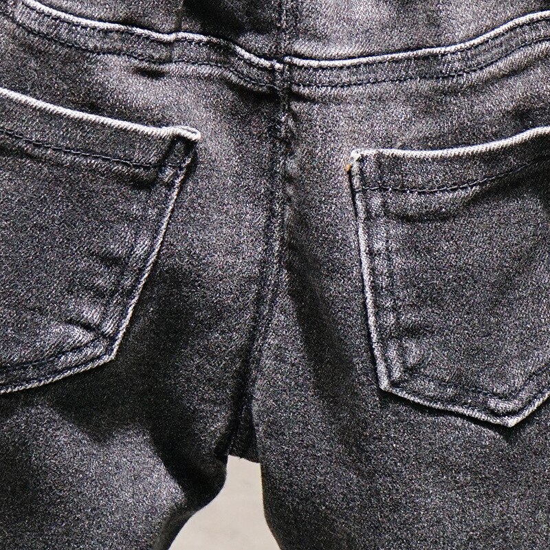 Pantaloni Per Bambini Abbigliamento Per Bambini 2020 di Autunno della Molla Nuovo Bambino Allungano I Jeans Dei Pantaloni Della Ragazza Del Ragazzo Versione Coreana Di Pantaloni + cintura