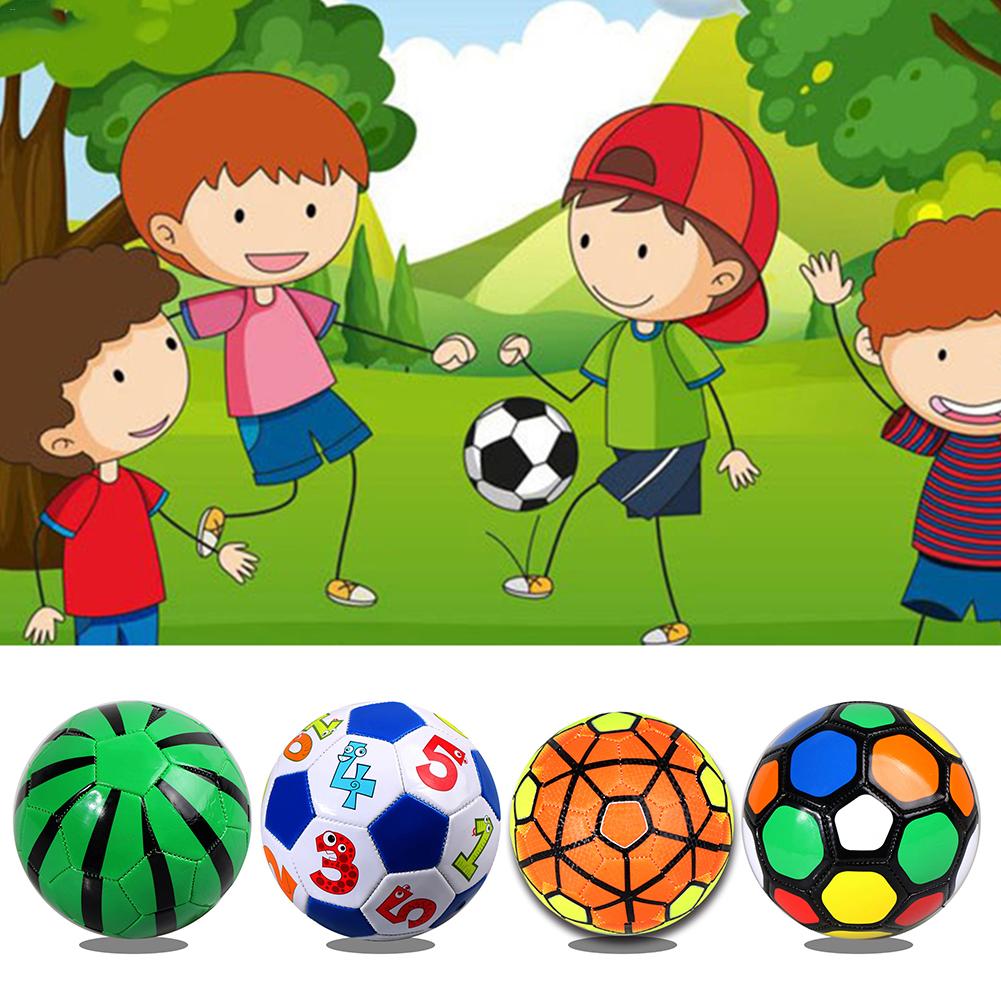 Children Football Ball Wear Resistant Soft PVC Inflatable Football Training Balls For Kid Boys And Girls Team Sports Fitness