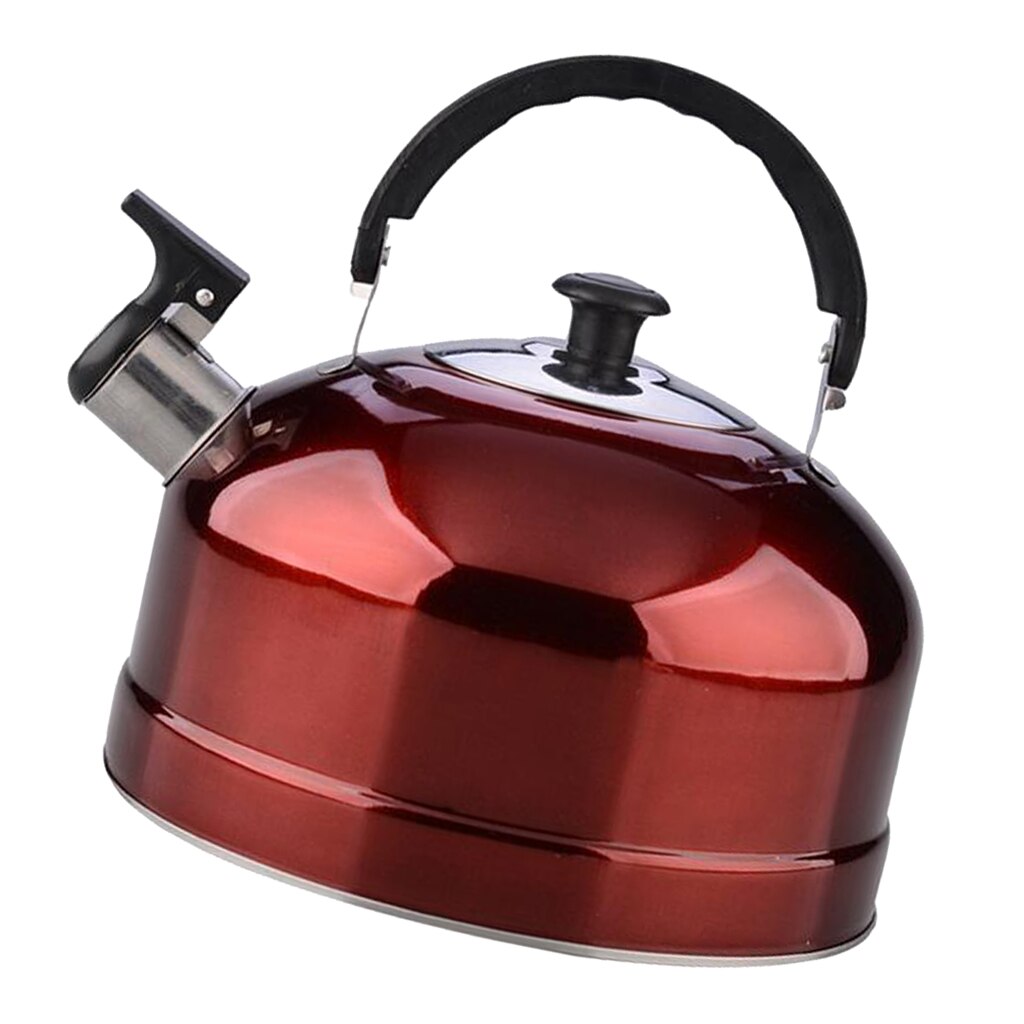 Tetera silbante de acero inoxidable, cafetera de agua rápida para hervir, tetera silbante de 4L, hervidor de té, hervidores de cocina para acampar