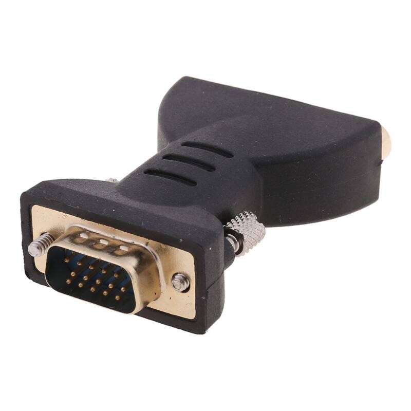 Vga Naar Av Adapter Vga Naar 3RCA Plug Converter Component Video Jack Connector Voor Dvd Tv Projector High Definition Apparaten