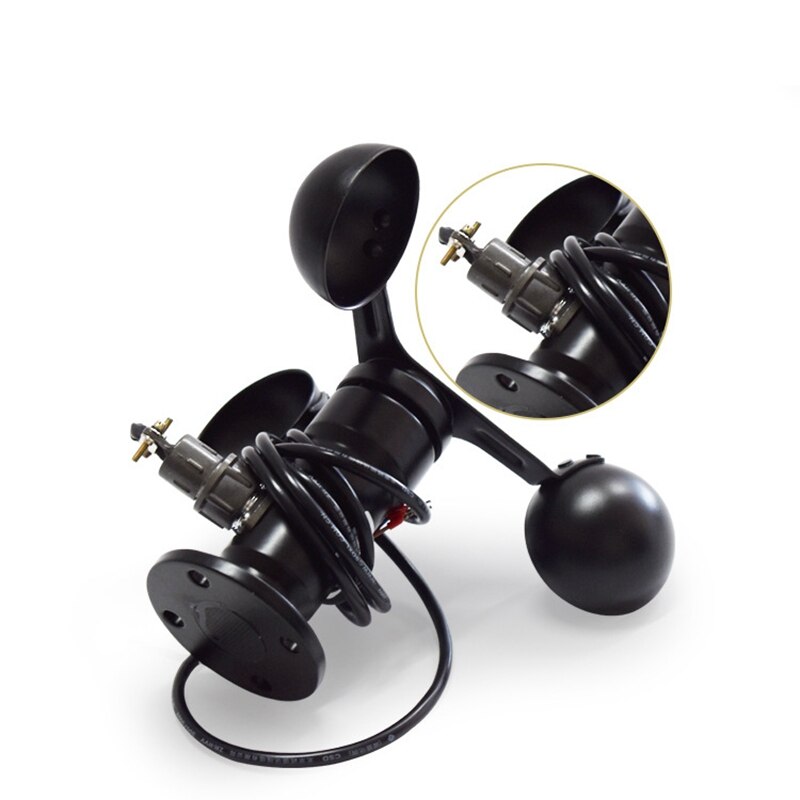 Windsnelheidssensor windsnelheidszender anemometer stroom spanning signaal controller beugel