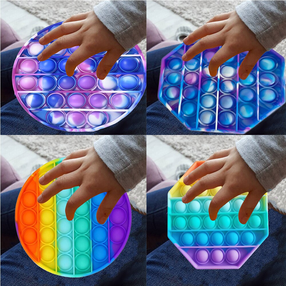 Hot Toy Push fossetta Fidget giocattolo sensoriale antistress bambini adulti Squishy Squeeze Toy dimdivertente Dimpl 2021 Toy