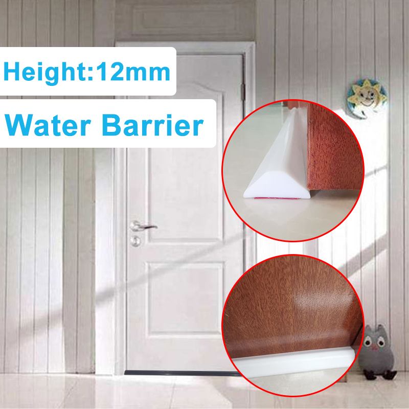 60-200cm Bathroom Water Stopper Water Partition Dry And Wet Separation Flood Barrier Rubber Dam Silicon Water Blocker Don't Slip