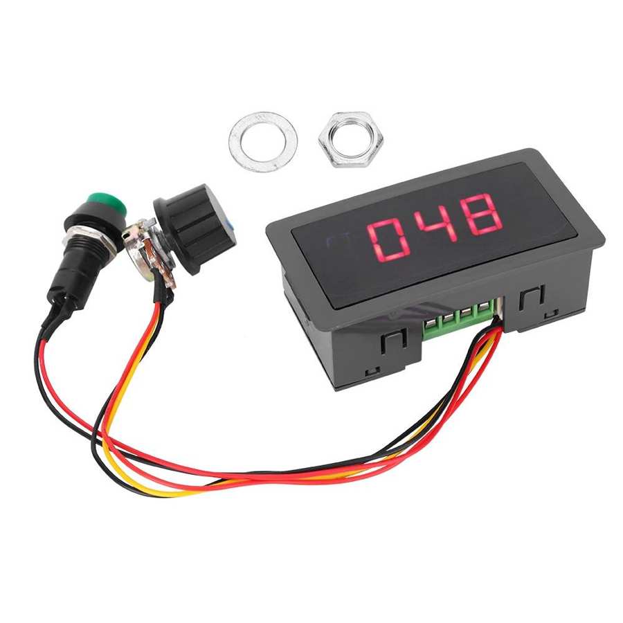 CCM5D PWM Speed Controller Digital PWM DC Display Motor Governor 6V 12V 24V Adjustable Stepless Speed Controller