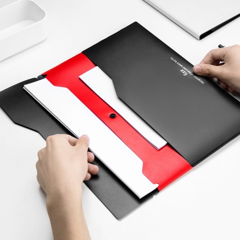 Fizz Filing Product A4 File Folder Office Desk Organizer 2-layer File Bag Office Supplies