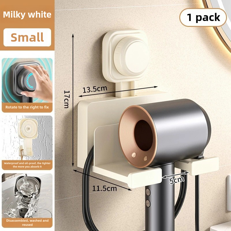 1 Toilet Blower Holder Shelf Bathroom Accessories Hair Dryer Holder Wall Dryer Cradle Straightener Stand Hairdryer Organizer Box: Burgundy