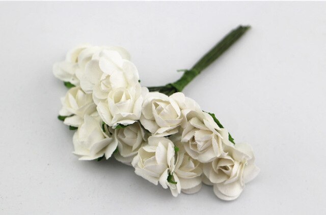 Suef 1Pc Handgemaakte Papier Mooie Bloem Doos Papieren Bloem Simulatie Trompet Rose Bruiloft Decoratie Bloemen @ 3: J 1pc