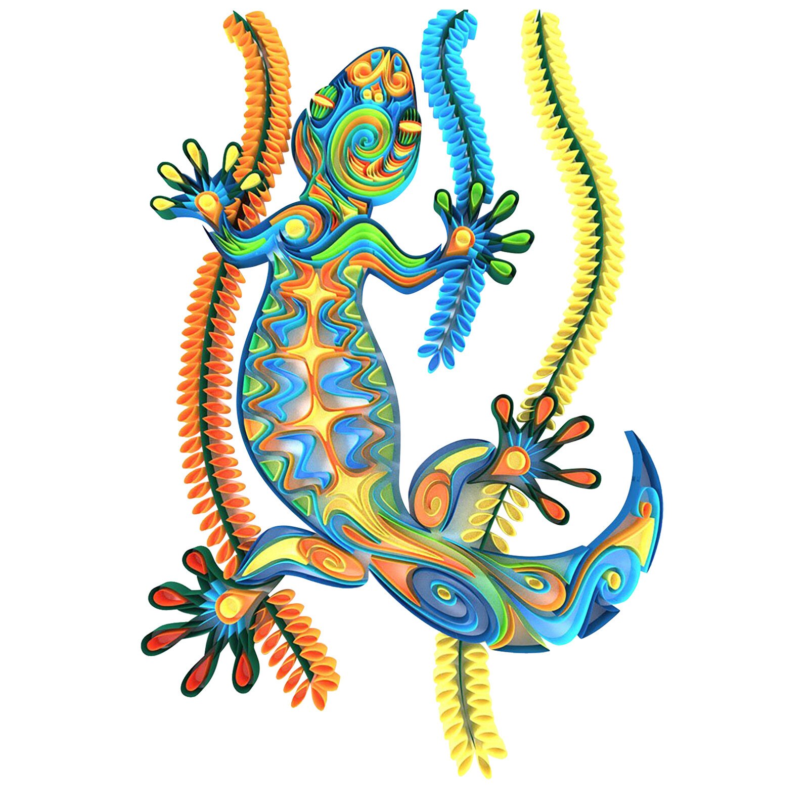 DIY 3D Quilling Paper Filigree Paintings Handicraft Set for Wall Decor Crafts DIY Quilling Paper Kits: O  30cmx37.5cm