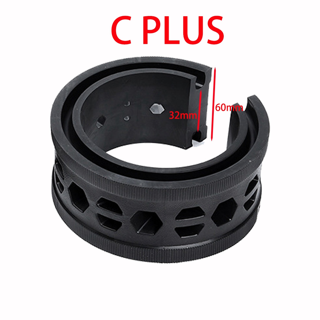 Amortiguador de resorte para coche, amortiguador de potencia para coche, cojín Avtobafery, accesorios para coche actualizado, 19 agujeros A B C D E F A + B +, 2 uds.: Plata