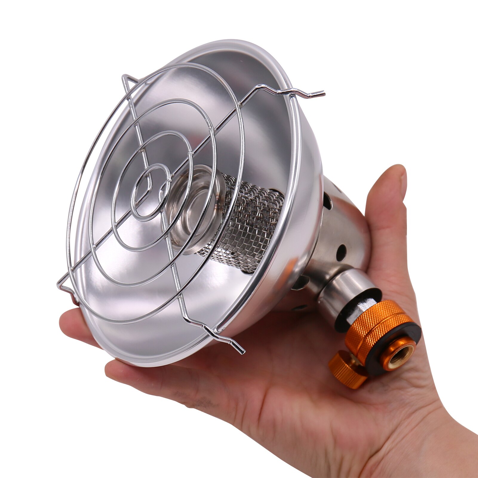 Portable Gas Heater Control Valve Gas Tank Holder Winter Warm Outdoor Camping Equipment Heating Stove with Support