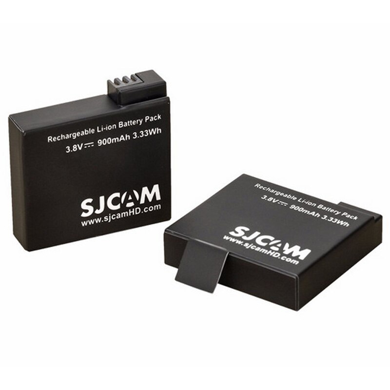 Original SJCAM M20 Battery Accessories Travel Dual Ports Charger + 4x Batteries for sj cam M20 4K Wifi Action Video Cameras