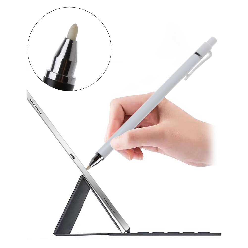 Dual Soft Nibs Touch Screen Capacitive Stylus Pen for Smart Phone/Tablet/Laptop
