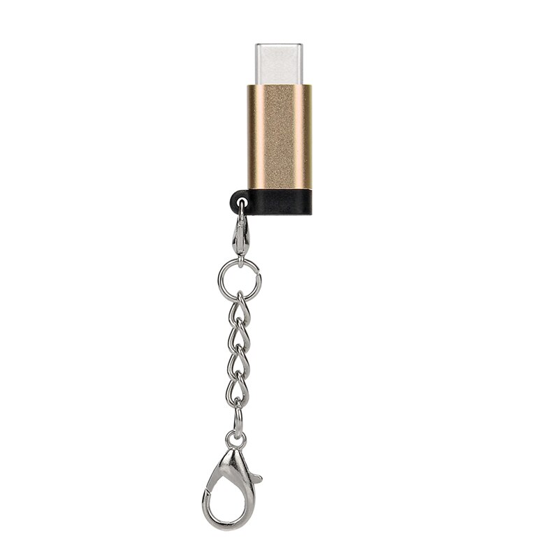1pc Lightning Female To Type-C Male Charger Cable Adapter For IPhone Keychain Cable
