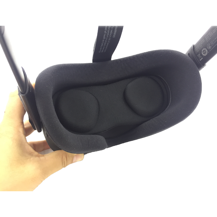 Couverture de masque pour les yeux en Silicone couverture de lentille de protection pour Oculus Quest VR lunettes unisexe Anti-sueur Anti-fuite tampon de blocage de la lumière