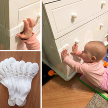 10pcs/lot Child Lock Protection Of Children Locking Doors For Children's Safety Kids Safety Plastic Protection Safety Lock