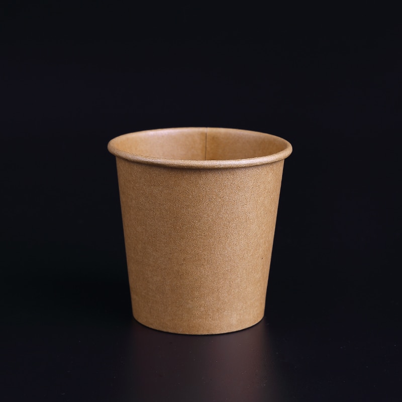 50 stks/pak 100ml Mini Kraftpapier Cup Kleine Wegwerp Cup Koffie Paper Cups