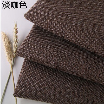 Dark gray Coated Linen Fabric Sofa Cushion Fabirc DIY Craft Sewing Cloth Outdoor Linen Blend Fabric Upholstery 58" wide Per mete
