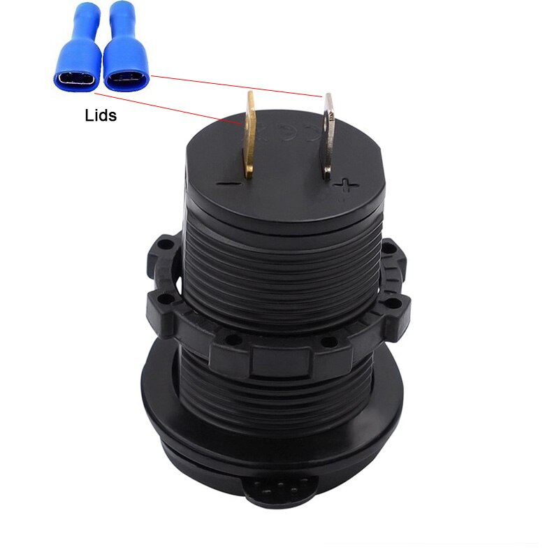 Chargeur USB universel pour moto et bateau | modèle, chargeur de voiture, double chargeur USB avec 3. 1a charge rapide pour camions automobiles, dispositif USB pour bateau