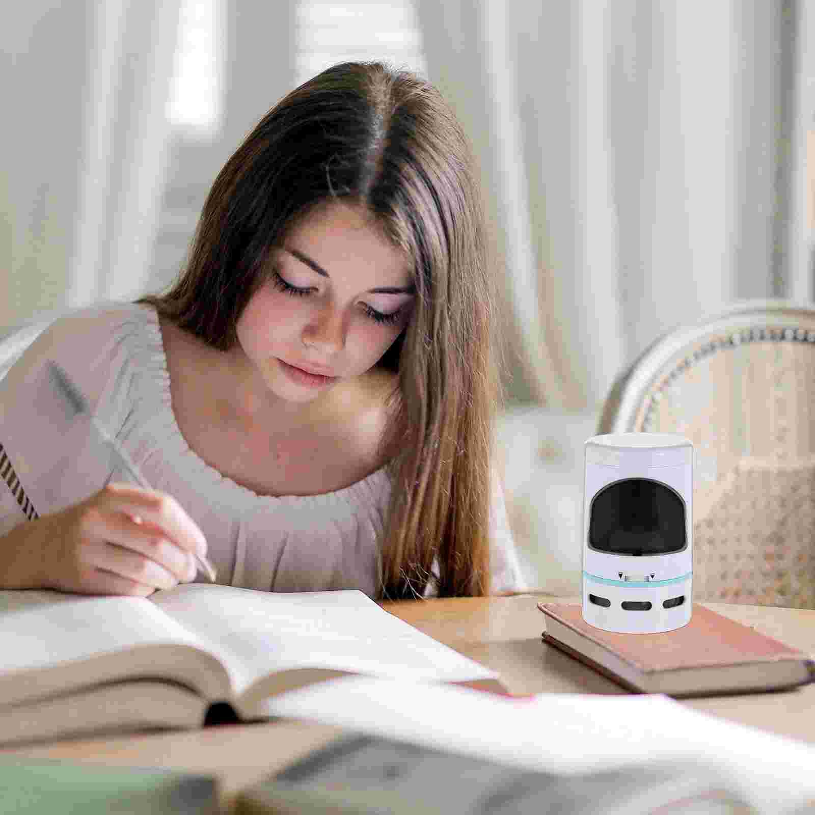 Electric Pencil Sharpener Battery Operated Sharpener Dust Collector Stationery