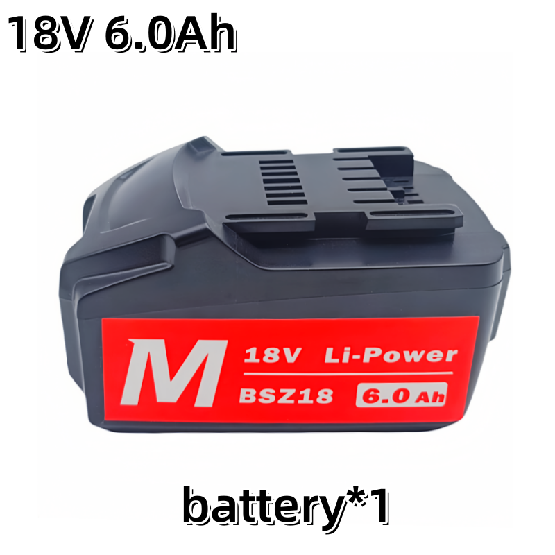 18V 3,0Ah 6,0Ah 9,0Ah Akku für Metabo Akku-Elektrowerkzeug, Ersatz für Metabo 18V 625592000 625591000 Backup-Batterien: Beige