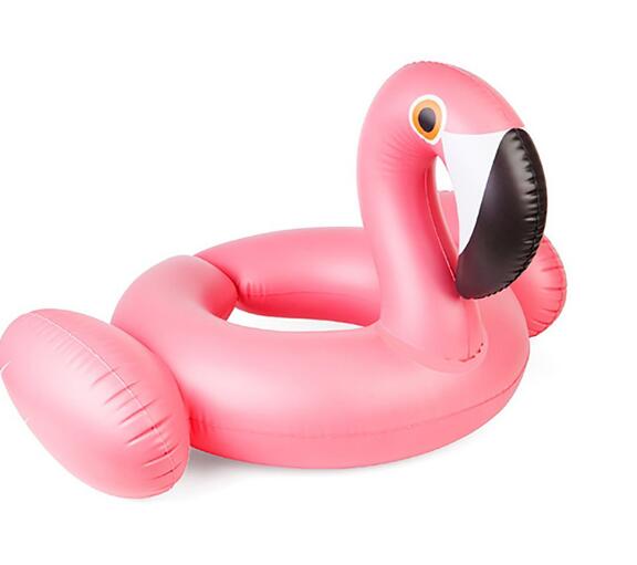 Uppblåsbar cirkel baby flamingo flyta simring uppblåsbar enhörning pool flyta barnstol luftmadrass vatten leksaker