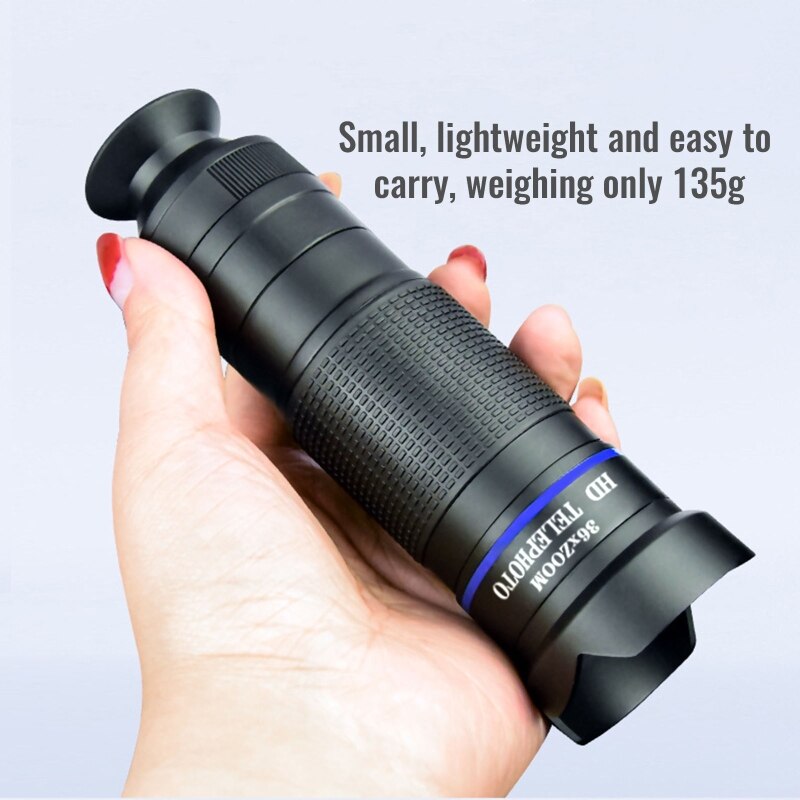 36X Phone Telephoto Lens High-power High-definition Telescopic Focusing Lens T84C