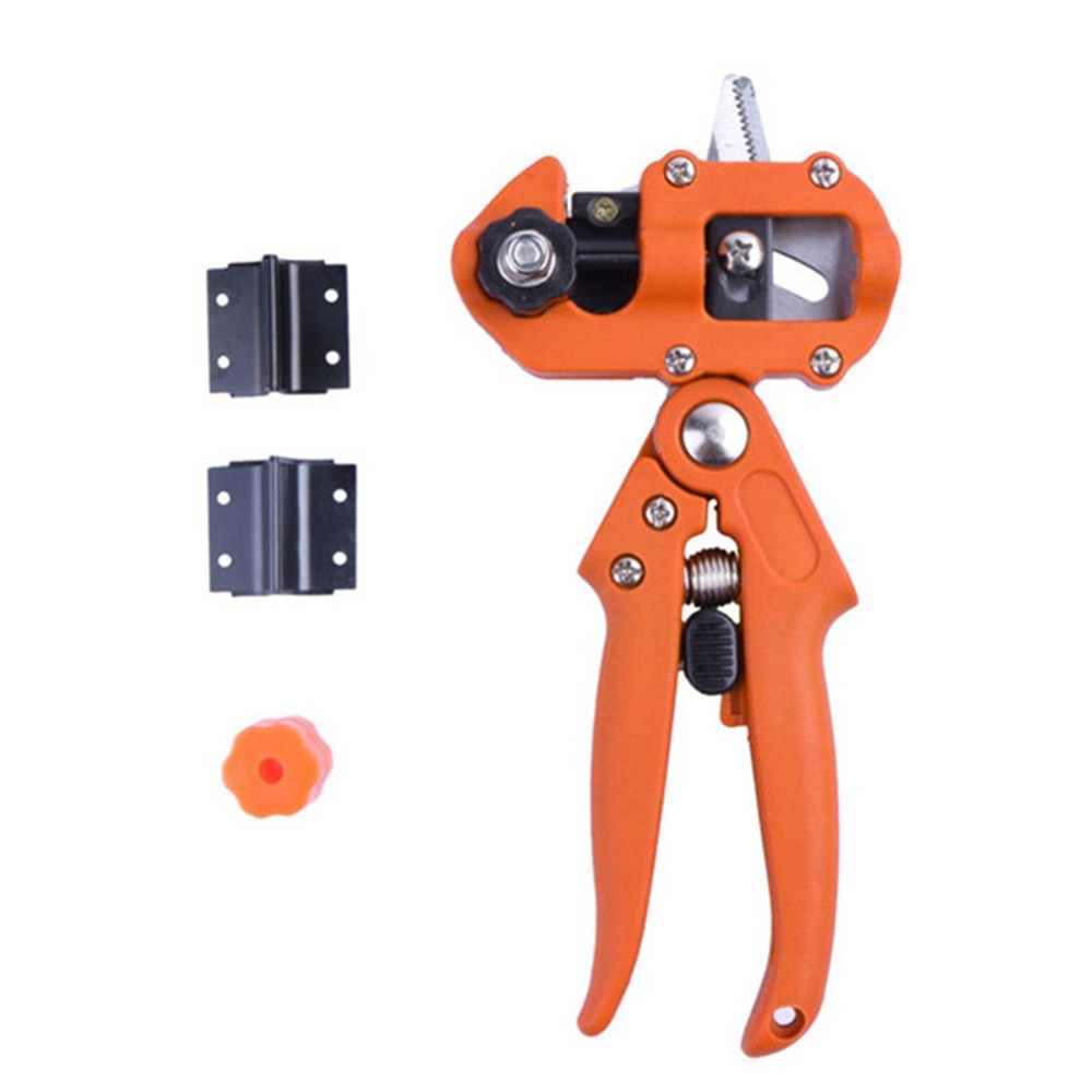 Drtools Pfropfen Pruner Garten Werkzeug Professionelle Zweig Cutter Gartenschere Rebschnitt Anlage Scheren Boxen Obst Baum Pfropfen Schere: Orange