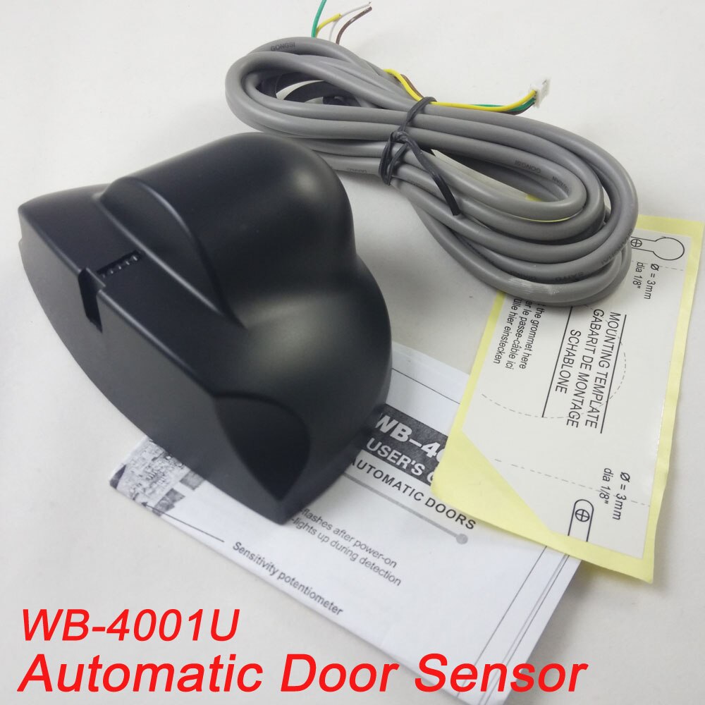 met post pakket/Automatische deur magnetron automatische deur bewegingssensor/Zwarte kleur