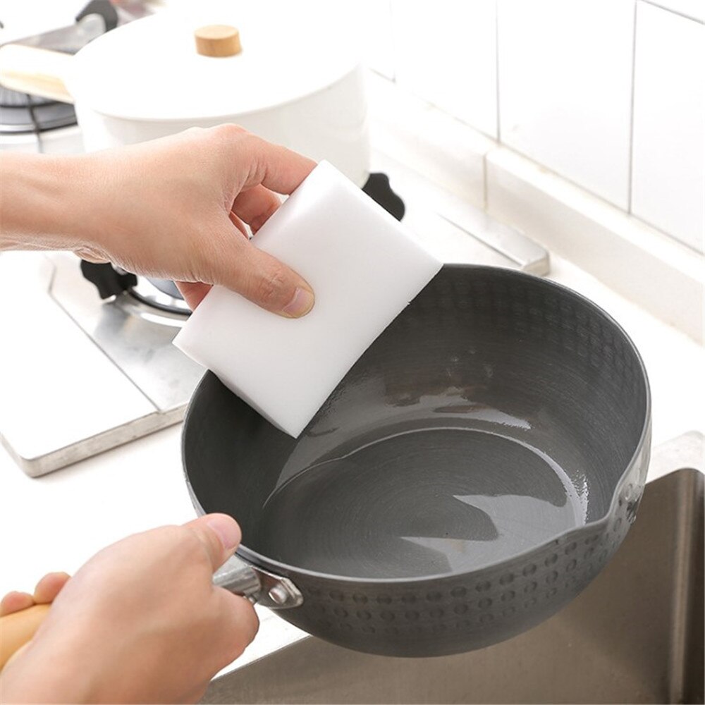 White Melamine Sponge Magic Sponge Eraser For Kitchen Office Bathroom Clean Accessory/Dish Cleaning Nano 100*60*20mm