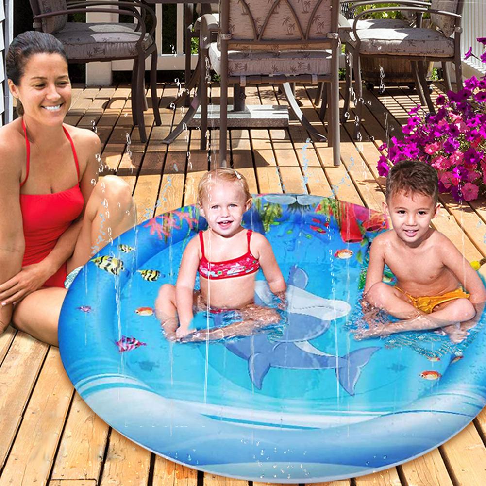 Opblaasbare Strooi Splash Play Mat Water Speelgoed Fun Outdoor Party Zomer Sprinkler Splash Pad voor Kinderen Peuters Kids