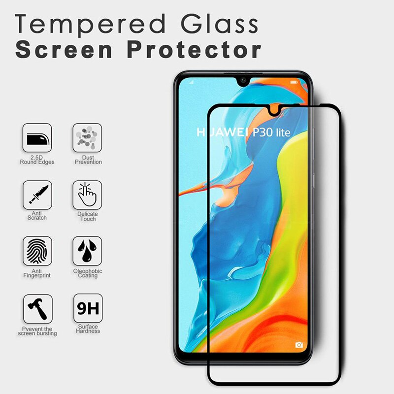 3Stck Gehärtetem Glas Für Huawei P30 P20 40 P10 Lite Profi P Clever Bildschirm Schutz Für Huawei Kamerad 10 20 30 lite Profi 9 Schutzhülle