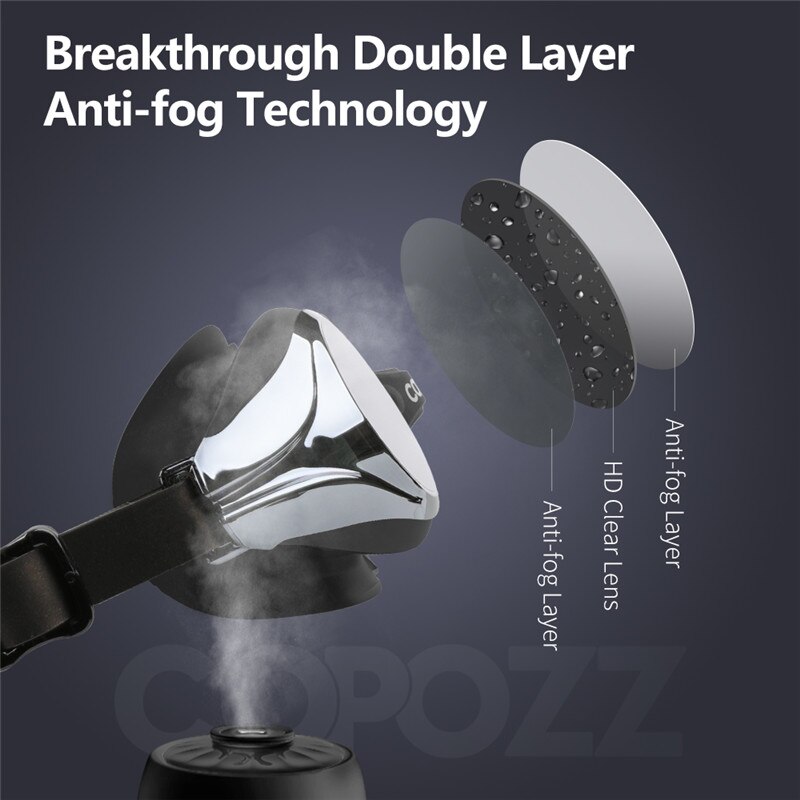 Copozz Professionele Zwembril Anti Fog Lek Uv-bescherming Swim Eyewear Verstelbare Volwassen Zwembril Mannen Vrouwen Eyewear