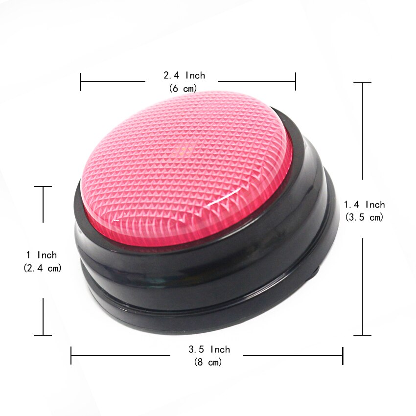 Record talking button, funny for entrepreneurs, sales and business people Learning Resources Lights and Sounds Buzzers M16