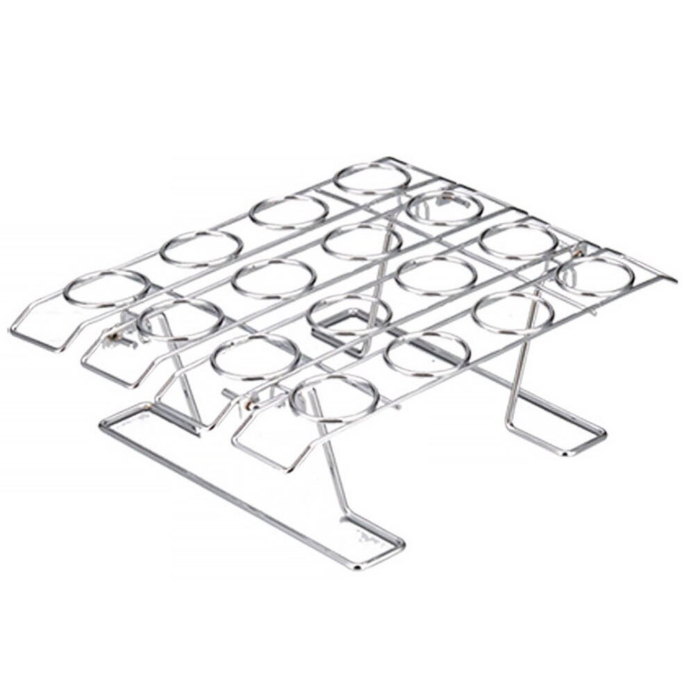 16 Hole Stainless Steel Ice Cream Cone Display Rack Stand Diy Ice Cream Cone Holders Baking Cake Cupcake Cooling Tray Holder