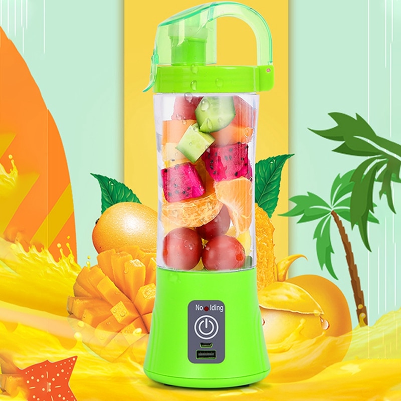 450ml bærbar blender usb genopladelig elektrisk automatisk vegetabilsk frugt citrus appelsinsaft maker kop mixer)