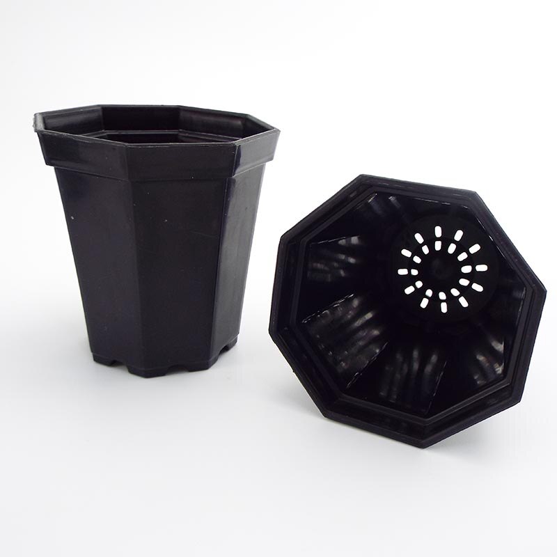 10pcs Plastic Square Plant Flower Pot Home Garden Planter Tools Plant Pots Gardening Nursery Pots for Herb Succulents