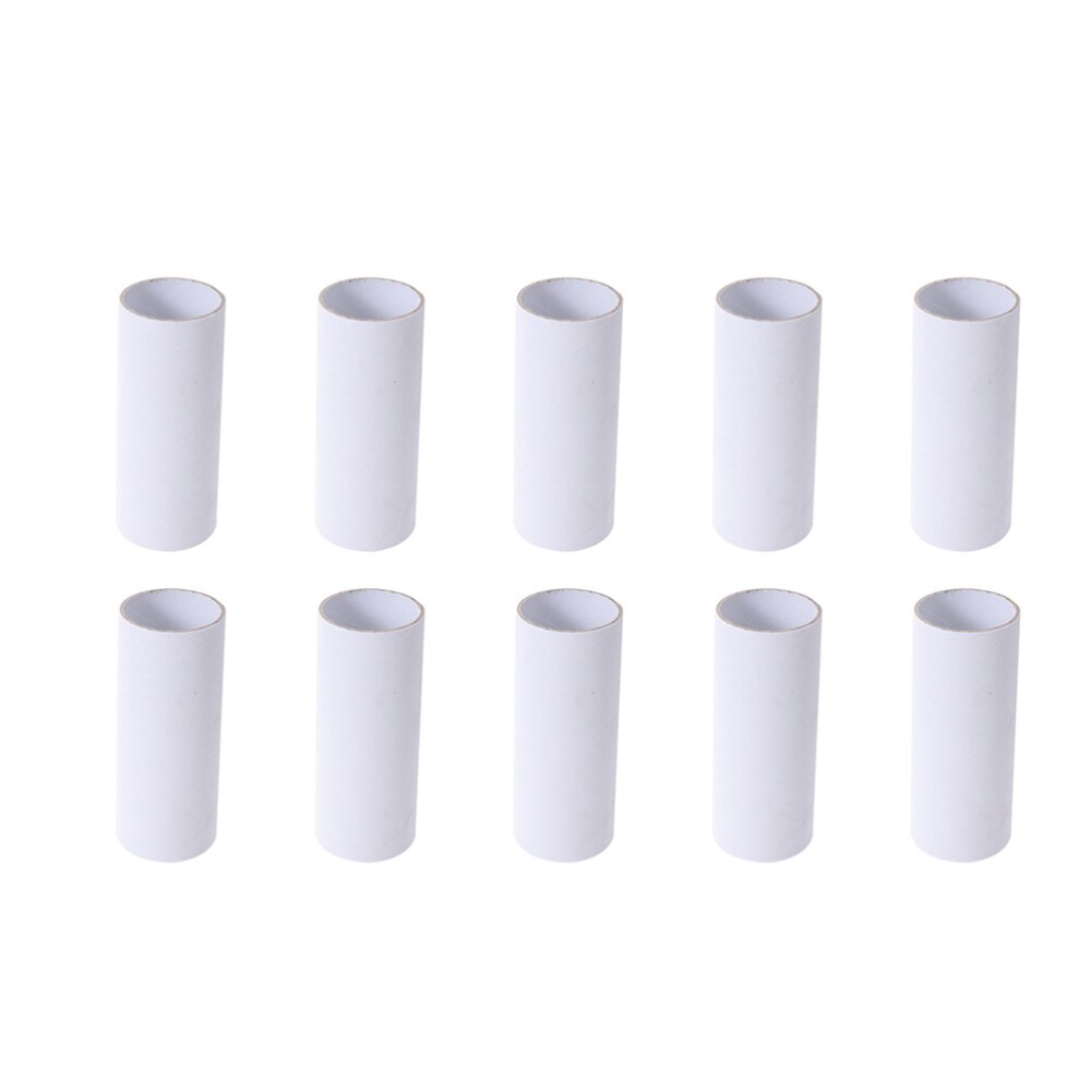 12pcs Kraft Paper Tubes Cardboard Tubes for Storage Art Drawings Posters Paintings Protector (White)