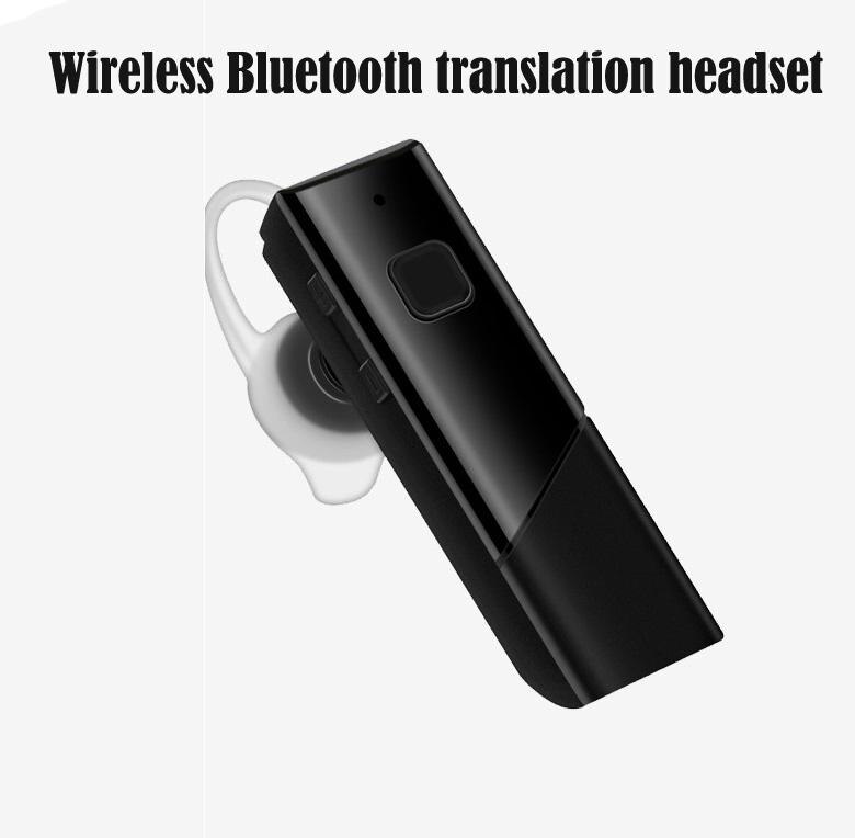 Single Translation Headset Bluetooth 5.0 Intelligent Voice Multi-Language Real Time Translation Wireless Headphones Translator