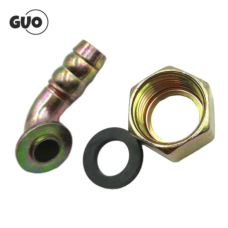 Gas Cooker Universal Joint Hose Connection Four-Part Internal Thread Intake Elbow Edison Screw
