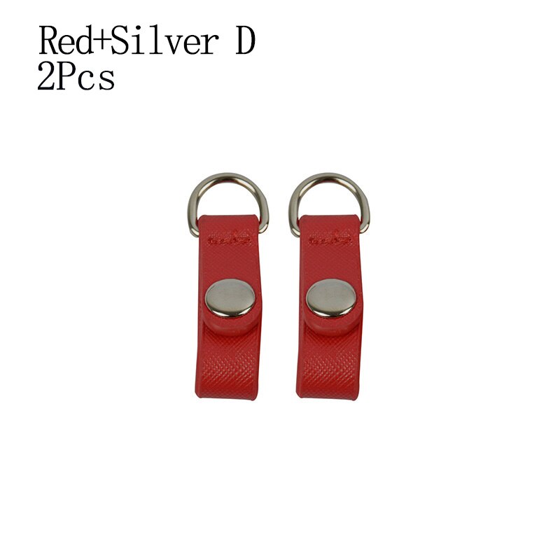 2 Stuks Clip Sluiting Bevestiging Voor Obag Schouderbanden Platte Haak Kleurrijke Attachment Clip Pu Lederen Metalen Haak Clip Voor opocket: 8