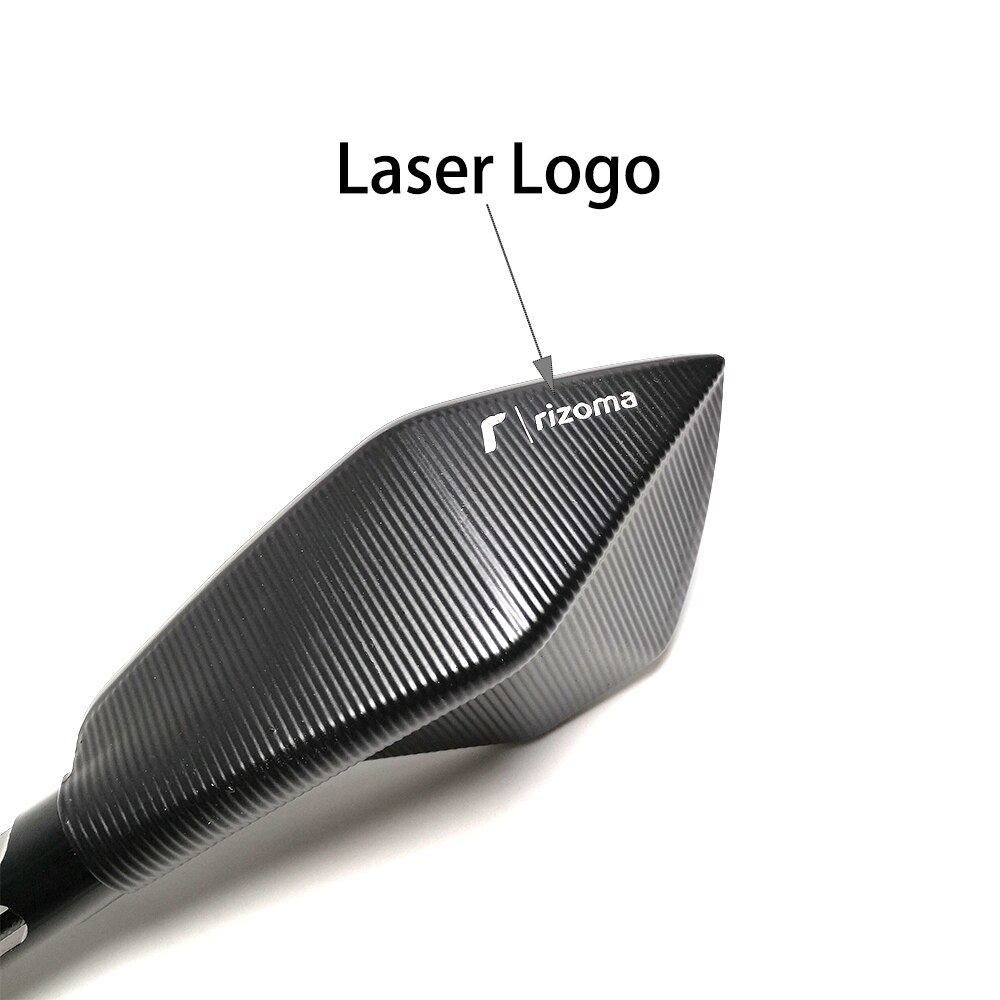 Espelho retrovisor de alumínio universal da motocicleta 8mm 10mm para suzuki gsr 750 gsx-s750 gsx-r750 para yamaha mt10 yb 125sp etc.