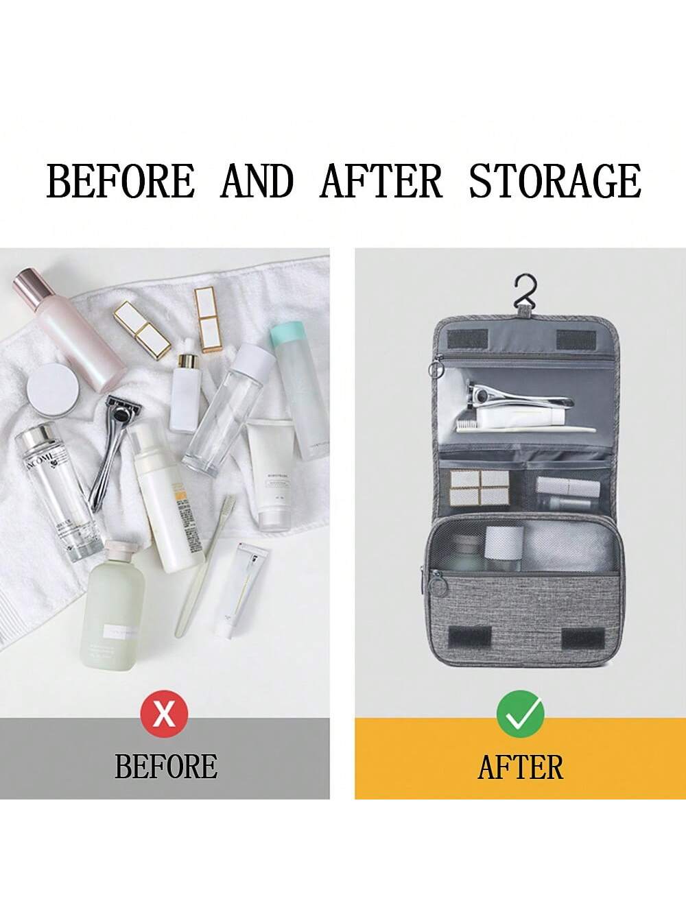 Oxford Fabric Men Business Portable Storage Bag Toiletries Organizer Women Cosmetic Bag Waterproof Hanging Travel Wash Pouch
