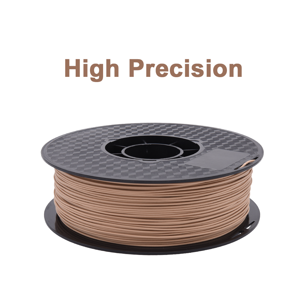 Pla 3D Printer Gloeidraad 1.75 Mm, Hout Pla 1.75 Filament Dimensionale Nauwkeurigheid +/- 0.05 Mm, 1Kg (2.2LBS) / Spool