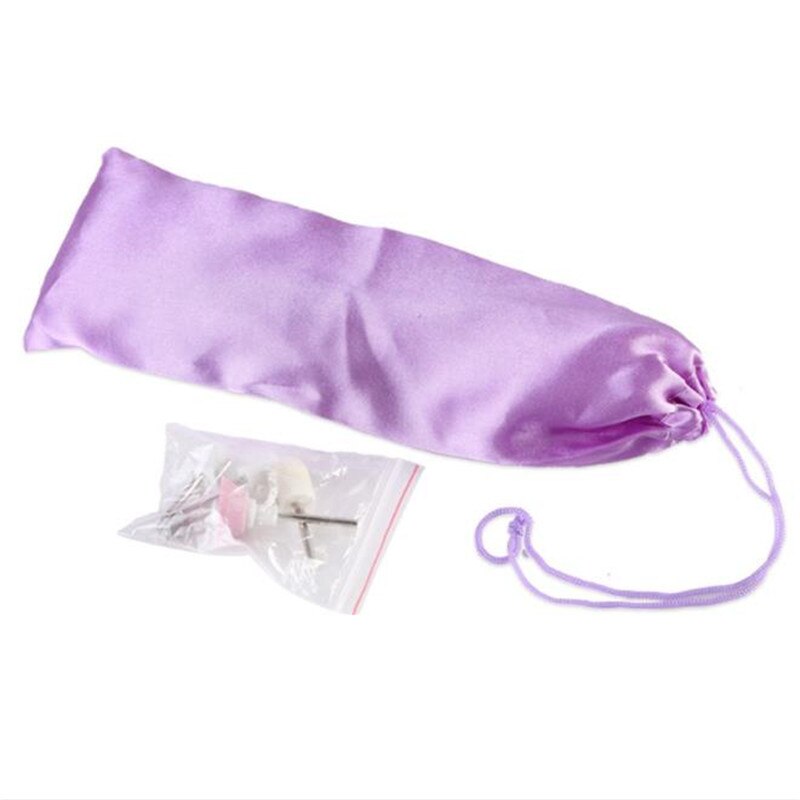 Portable Mini Electric Nail Care System Art Tips Manicure Set Tools Nail Care Fingernail Machine 5 Pc Nail File Heads Pedicure